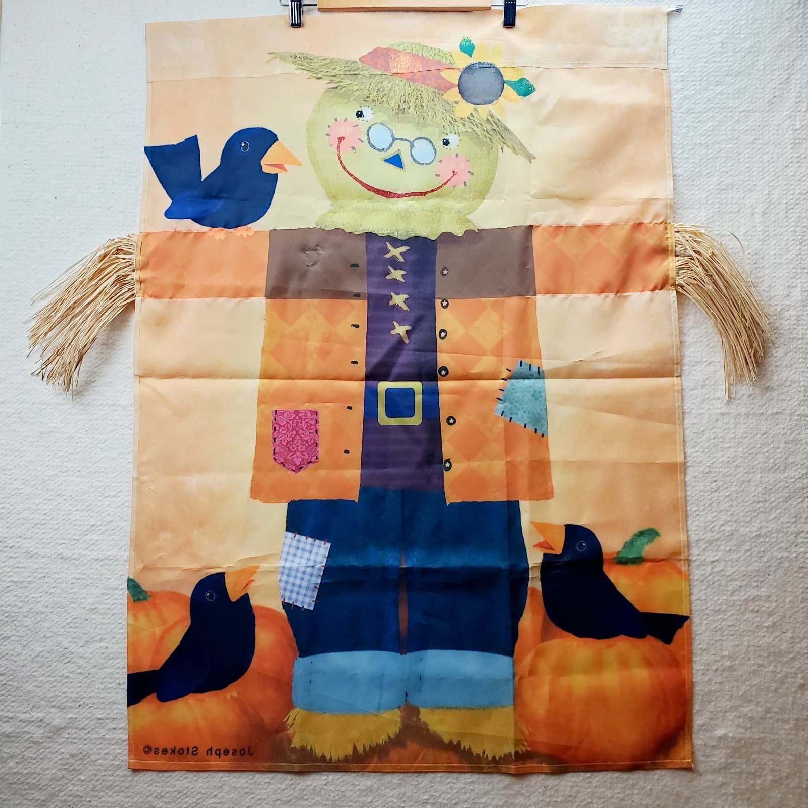 NCE Joseph Stokes Polyester Scarecrow Crows Outdoor Flag Banner 28.5” X 39.5” - Thumbnail 9