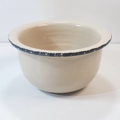 Vtg 2003 Home & Garden Party Ltd Stoneware Soup Cereal Bowl Sponge Bear Design - Thumbnail 4