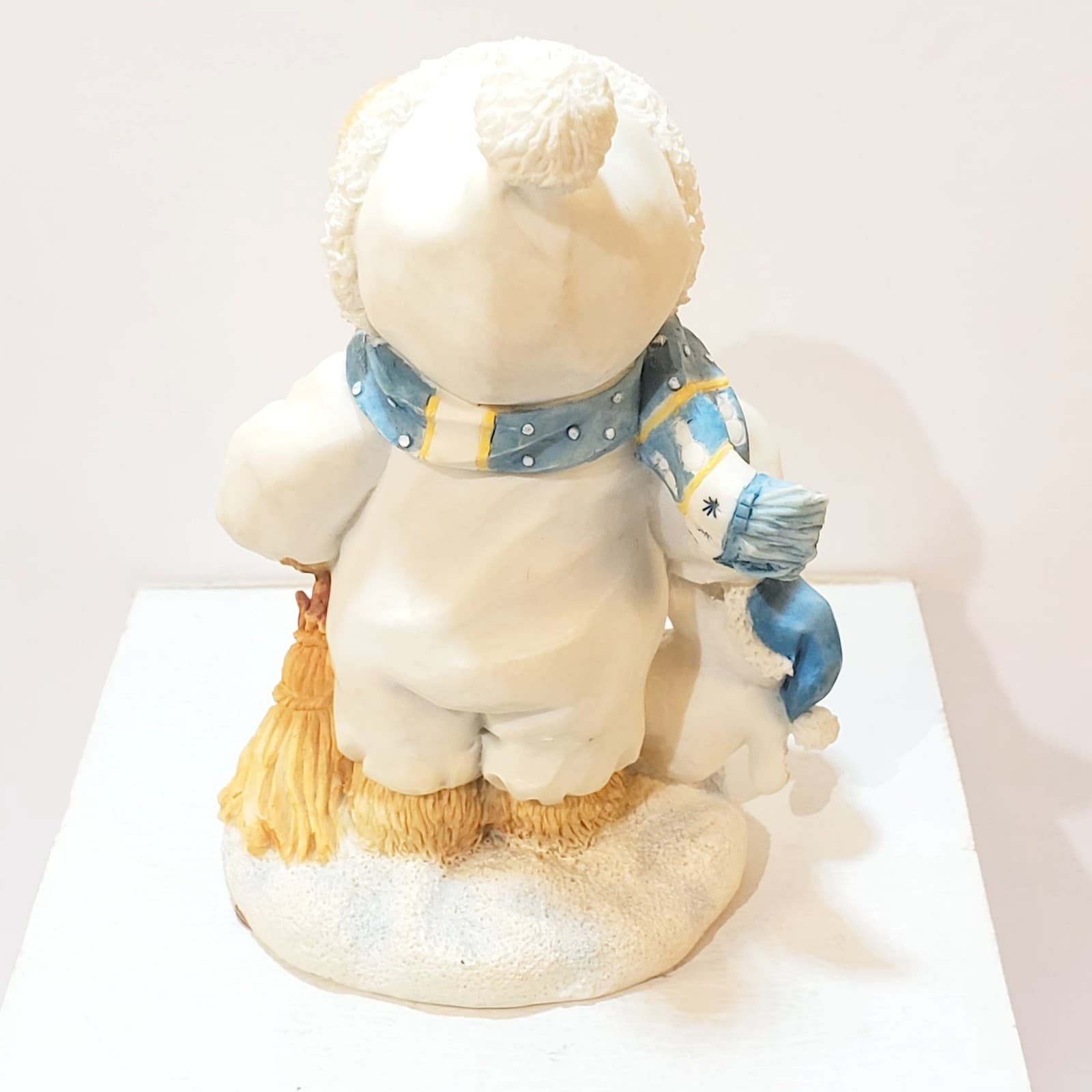 Vintage 1995 Cherished Teddies Earl Warm Hearted Friends Figurine Winter Theme - Thumbnail 3