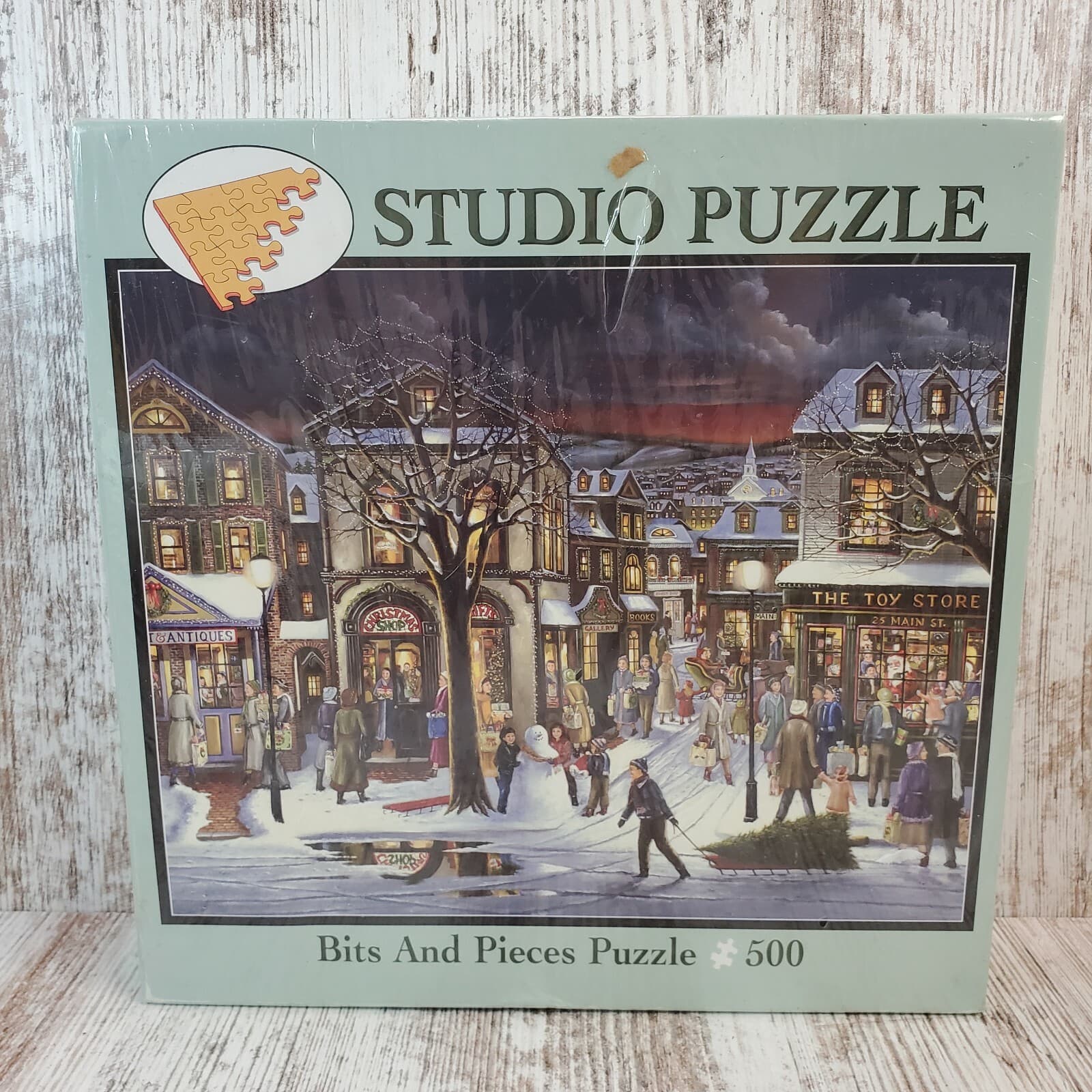 BITS AND PIECES Studio Jigsaw Puzzle 500 Piece Winter Scene 16" x 20" New Sealed