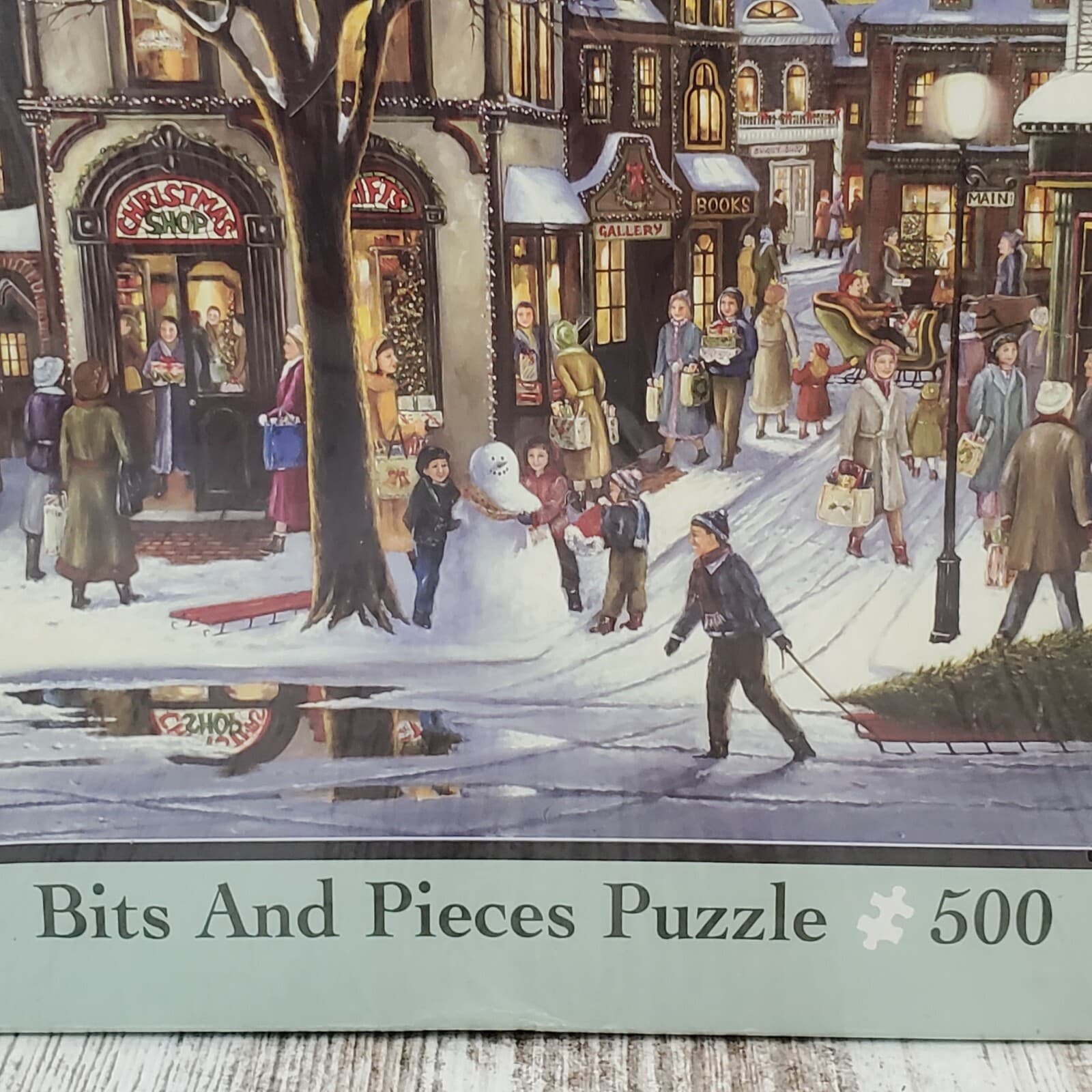 BITS AND PIECES Studio Jigsaw Puzzle 500 Piece Winter Scene 16" x 20" New Sealed - Thumbnail 3