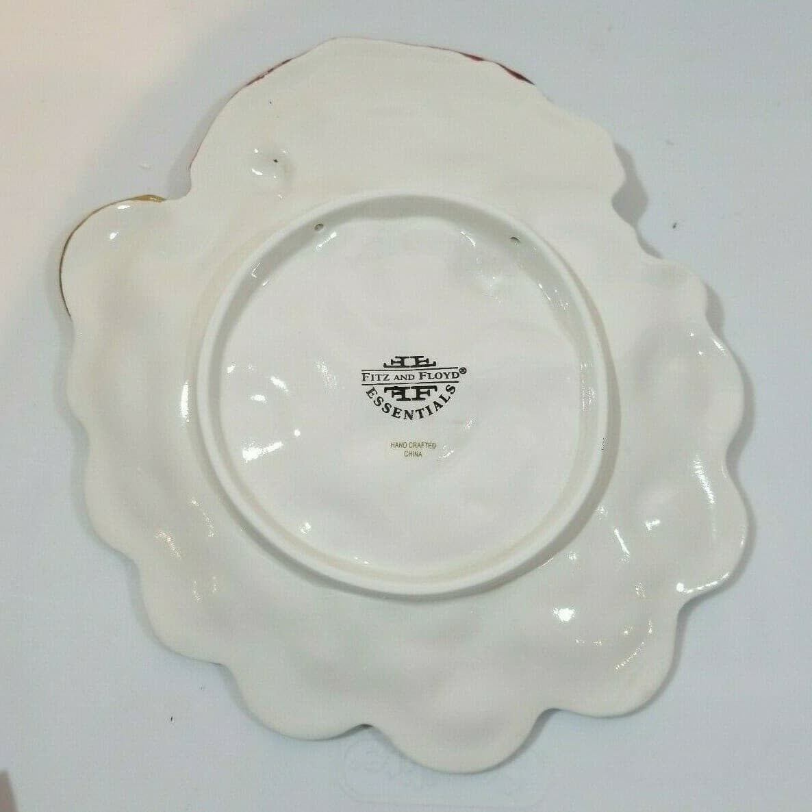 Fitz & Floyd Essentials Christmas Santa Face Canape Dish Plate Wall Decor - Thumbnail 7
