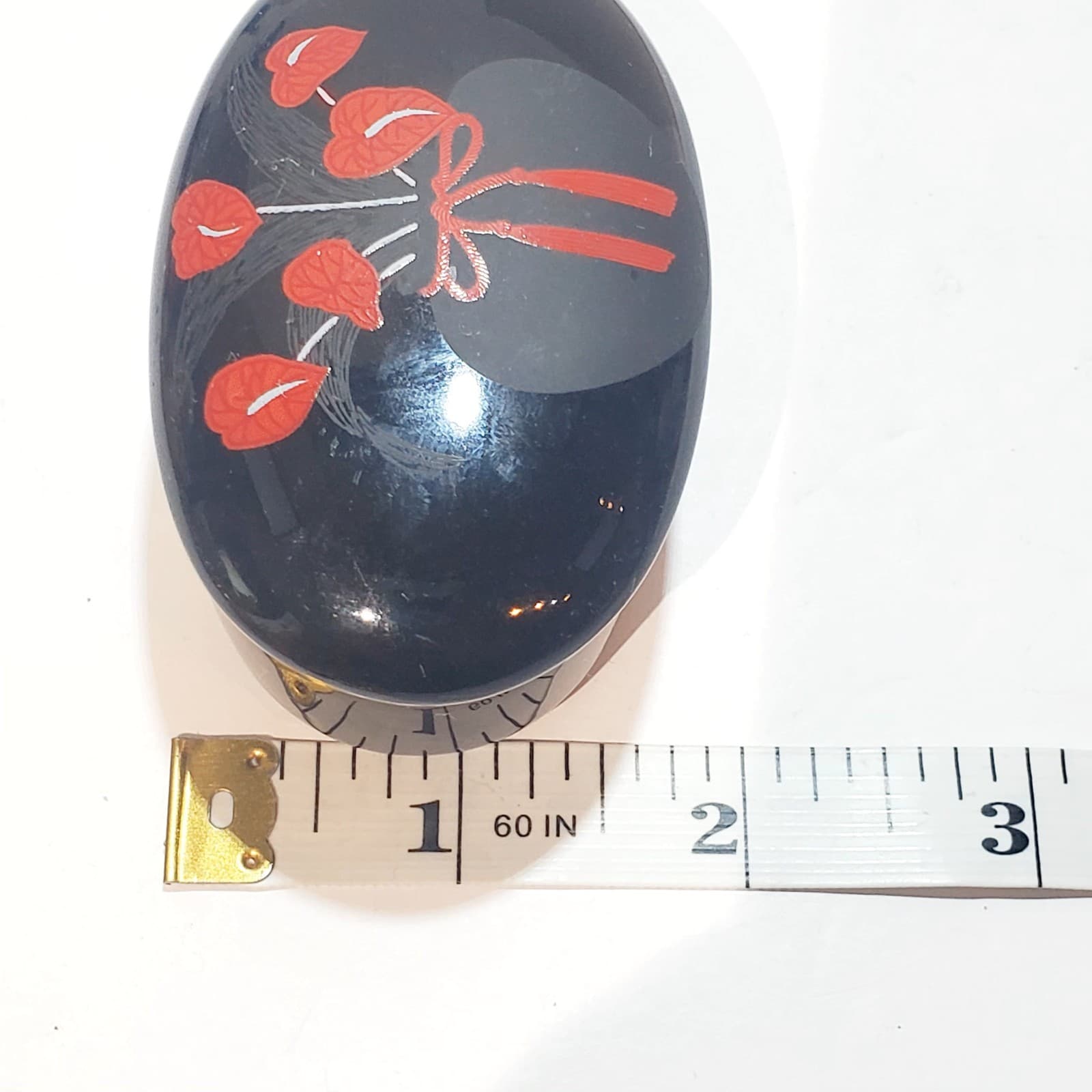 Otagiri Authurium Ceramic Trinket Box Designed by Curtis-Swann Inc Japan - Thumbnail 10