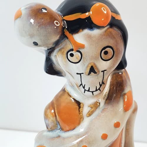 Yankee Candle Boney Bunch 2019 Circus Halloween Snake Charmer Votive Holder - Thumbnail 2