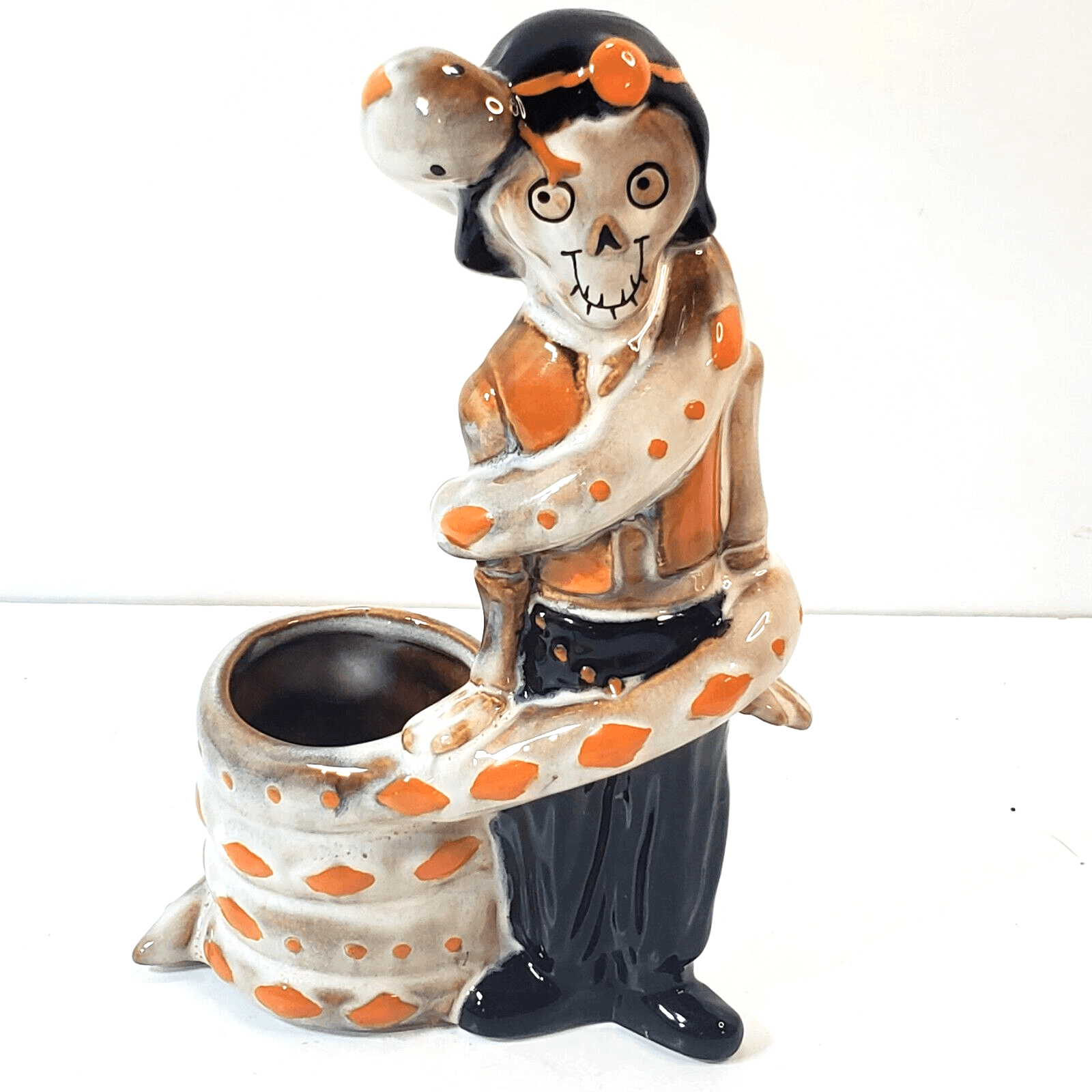 Yankee Candle Boney Bunch 2019 Circus Halloween Snake Charmer Votive Holder