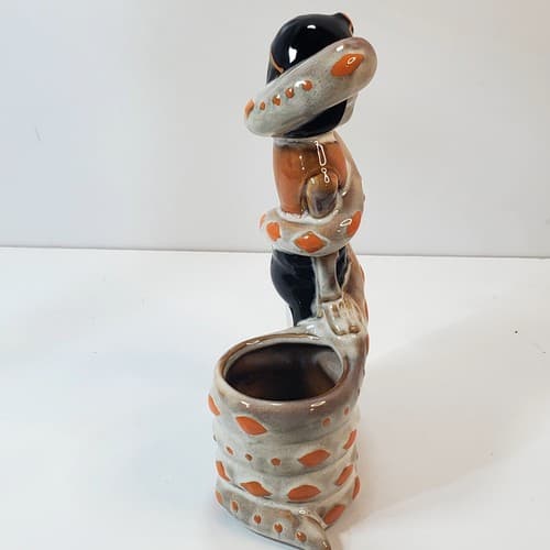 Yankee Candle Boney Bunch 2019 Circus Halloween Snake Charmer Votive Holder - Thumbnail 6