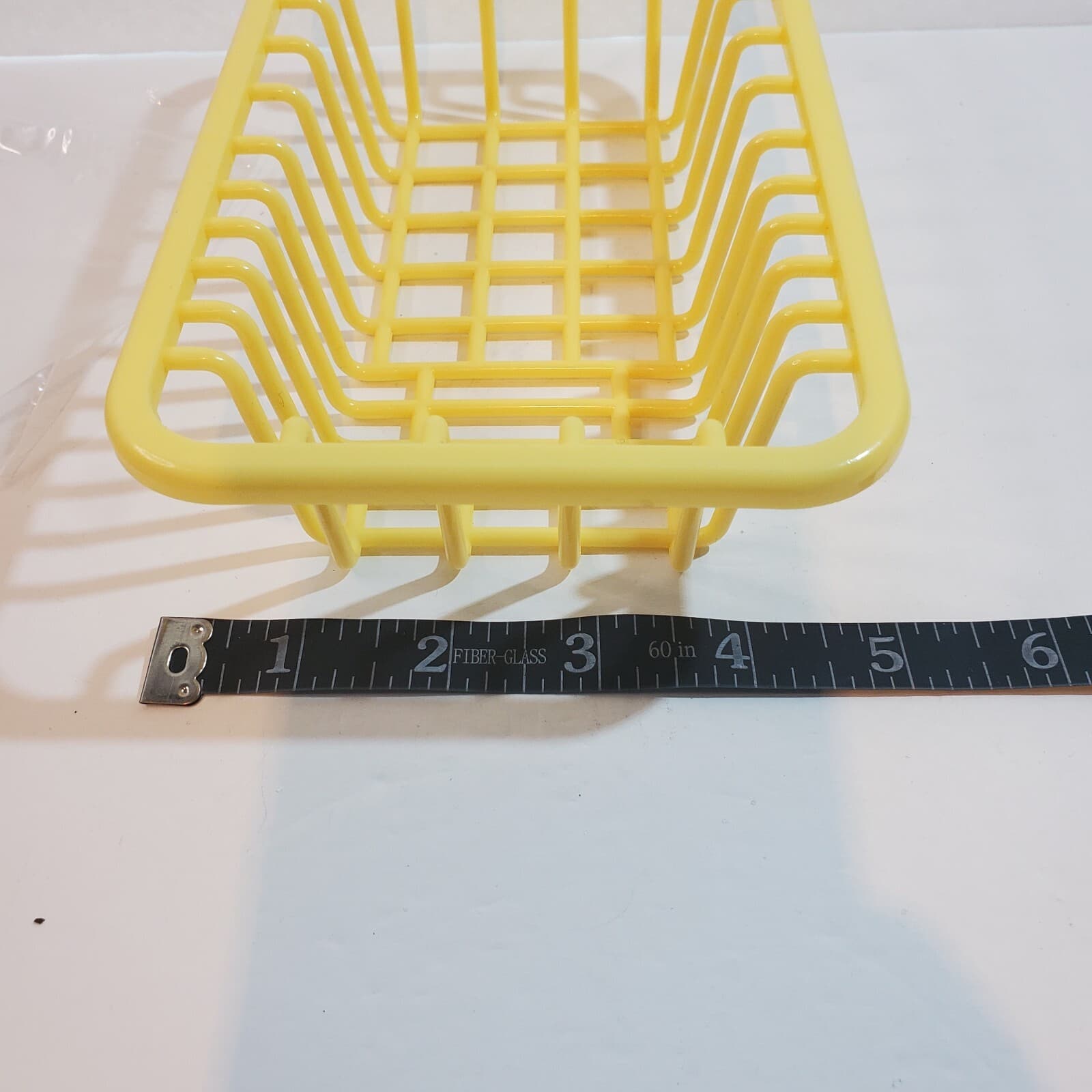 Vintage Greenbrier Intl Doll Toy Dish Drainer Yellow Plastic 4.5 in x 7 in - Thumbnail 7