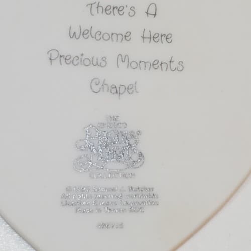 3 Vintage 1992 Precious Moments Christmas Ornaments Heart, Ball & Pop-up Present - Thumbnail 7