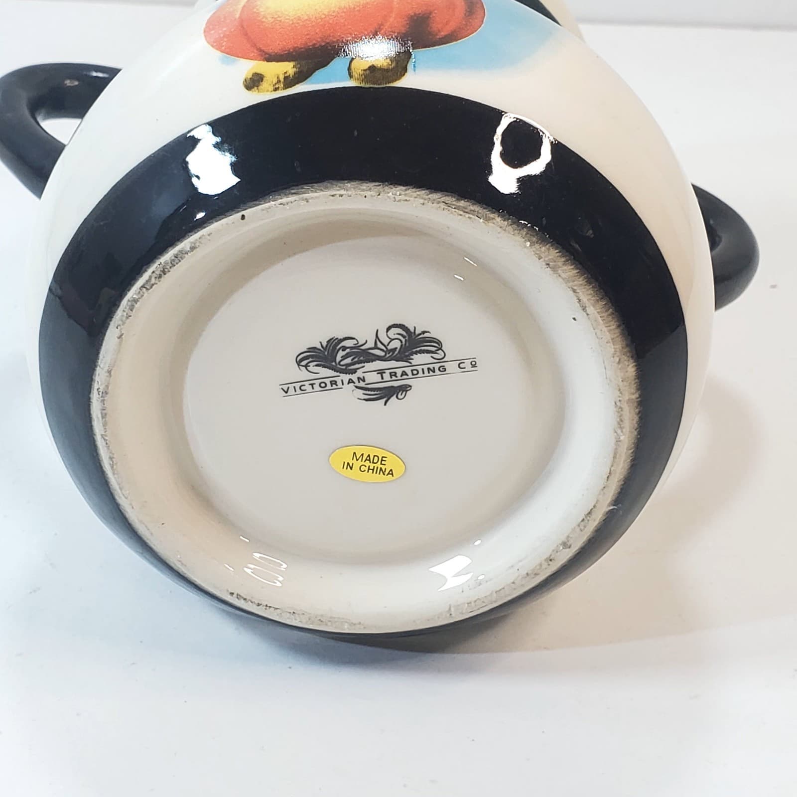 Victorian Trading Co Ceramic Tart Warmer Pumpkin Man Basket Hat Halloween Decor - Thumbnail 7