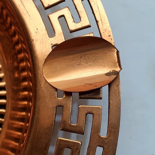 Vtg Greek Alexander the Great Collectable Ashtray Copper Metal Greece Grecian - Thumbnail 4