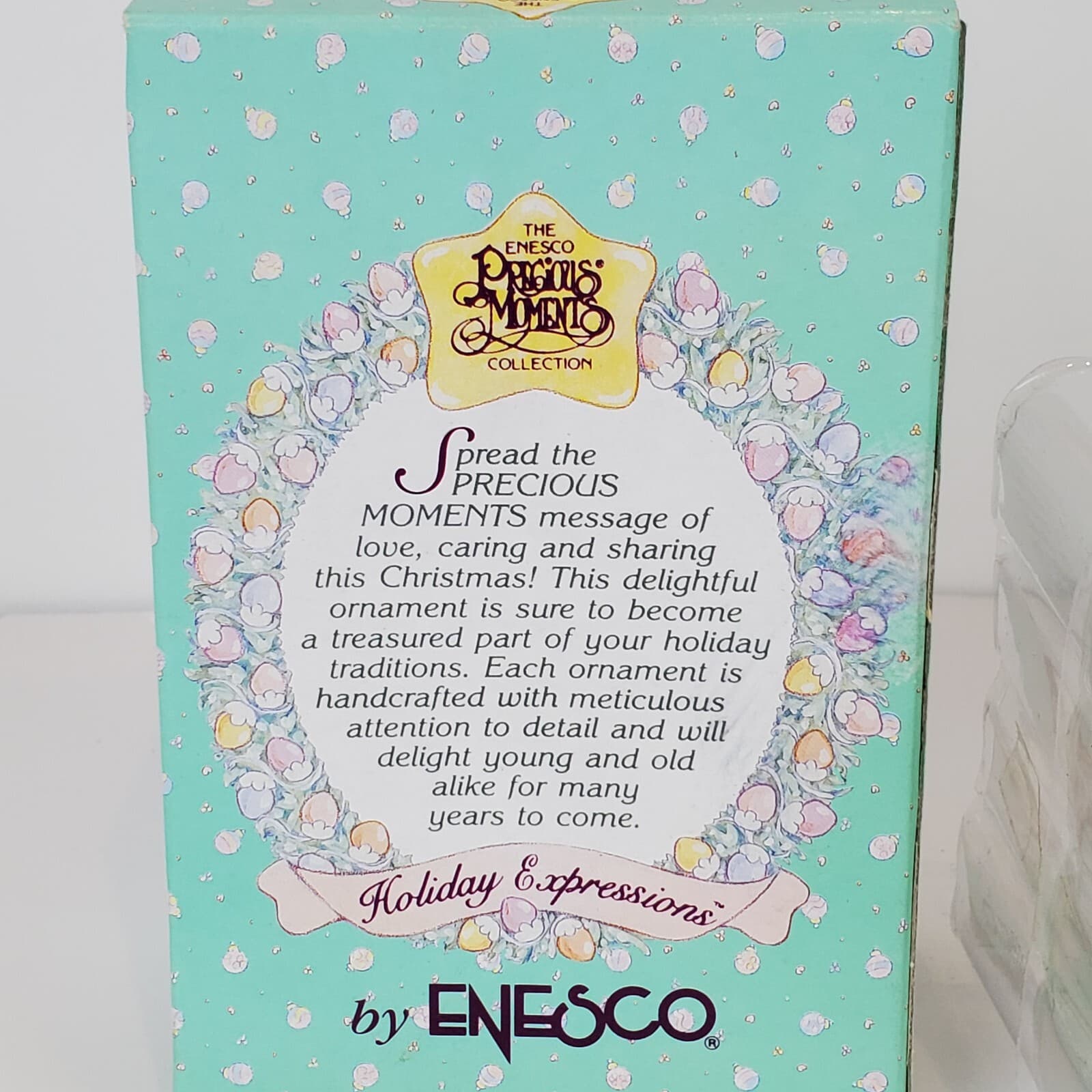 Vtg Enesco Precious Moments Holiday Collection "Hang On To Your Halo" Ornament - Thumbnail 6