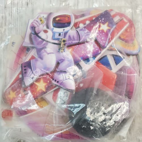 2 McDonalds 1991 Happy Meal Toy Young Astronauts Satellite Dish & Space Shuttle - Thumbnail 5