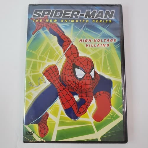 Spider-Man: The New Animated Series - High Voltage Villains DVD, 2004 New Sealed