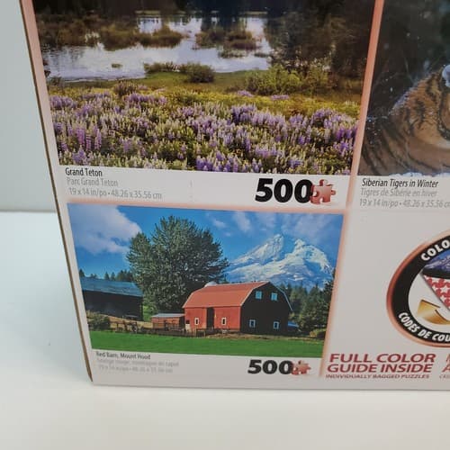 Sure-Lox Photo Gallery 5 Jigsaw Puzzle 500 Pieces each Set 2500 Total Pieces - Thumbnail 7