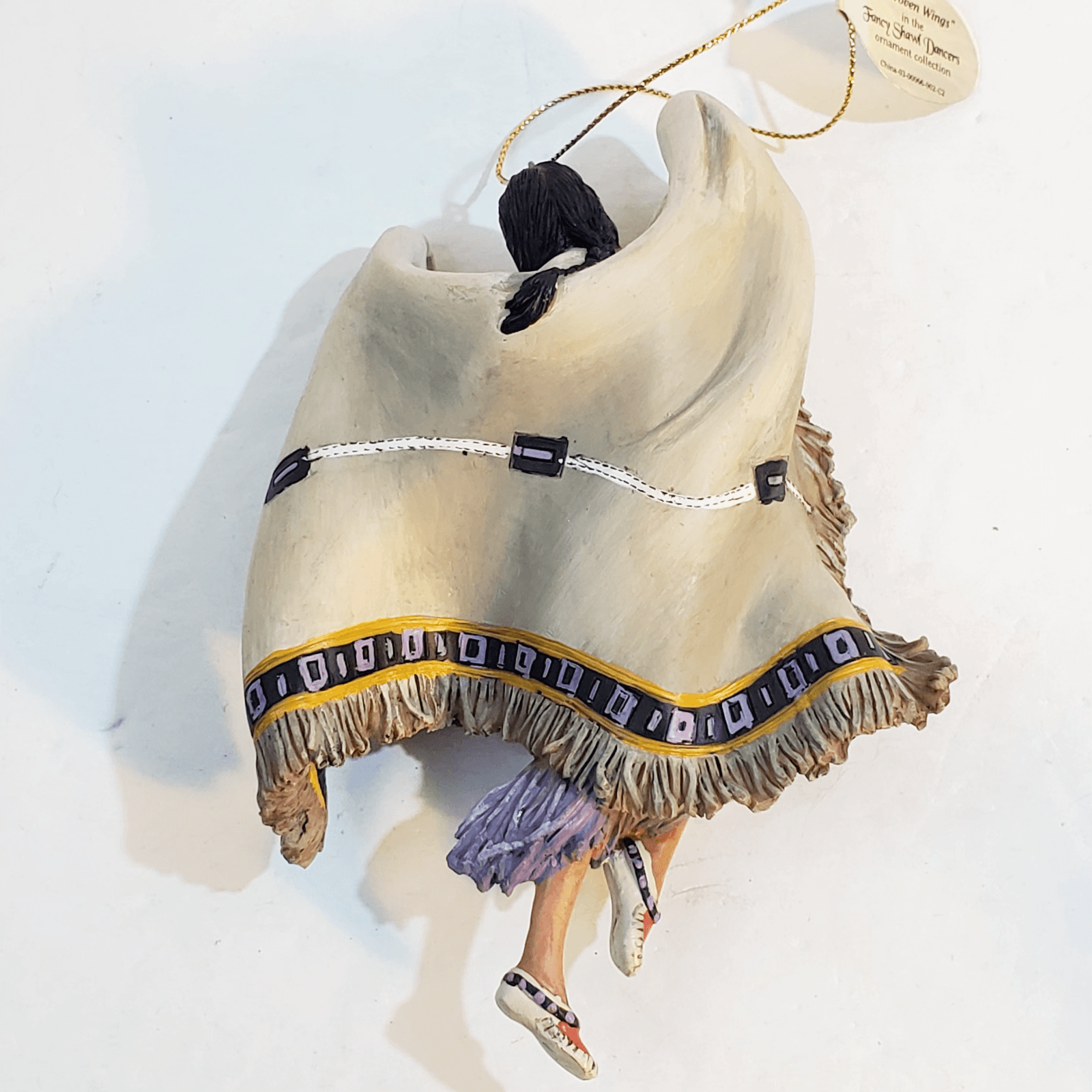 Ashton Drake Galleries Fancy Shawl Dancers Collection On Woven Wings Ornament - Thumbnail 7