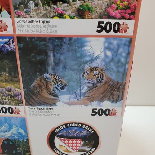Sure-Lox Photo Gallery 5 Jigsaw Puzzle 500 Pieces each Set 2500 Total Pieces - Thumbnail 5