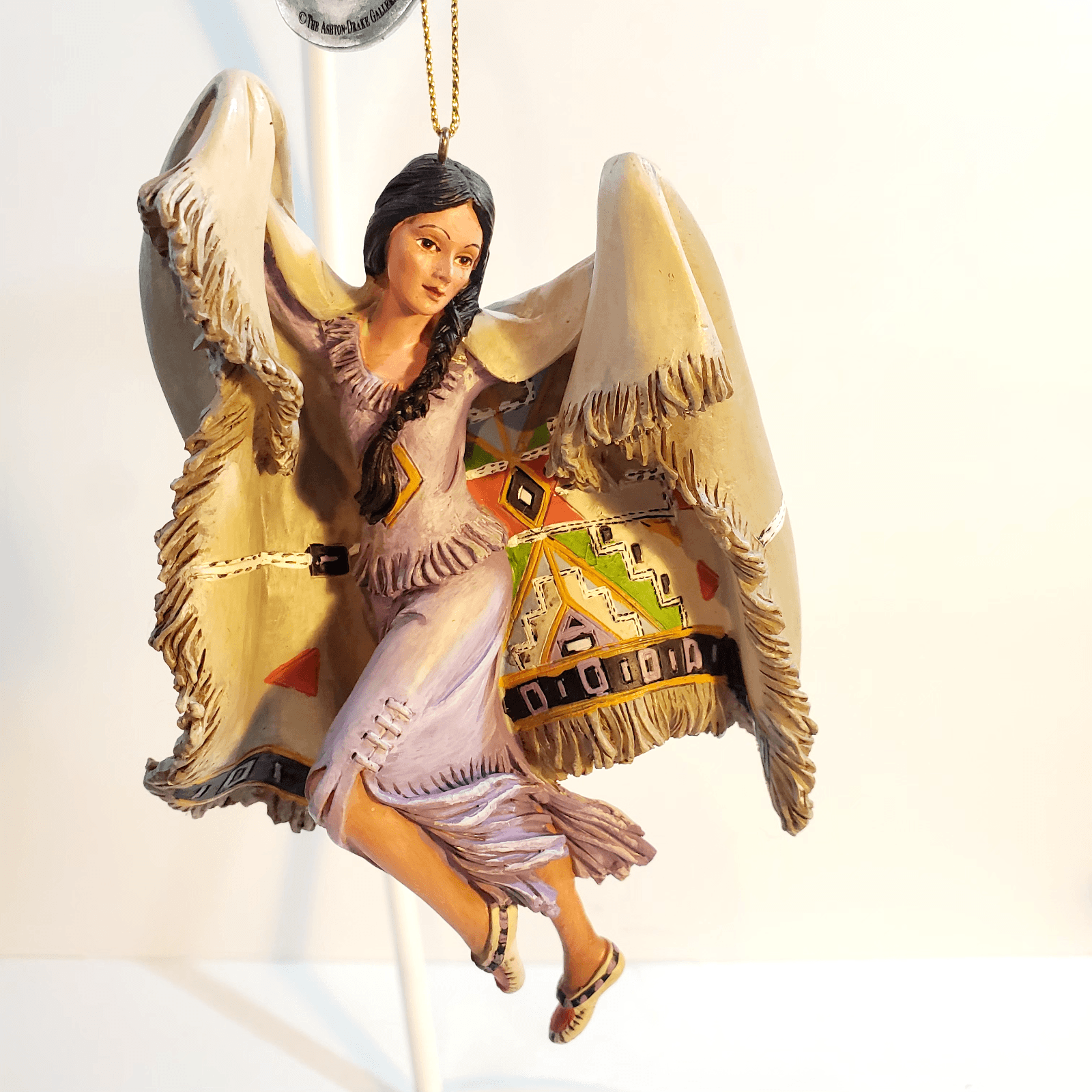 Ashton Drake Galleries Fancy Shawl Dancers Collection On Woven Wings Ornament