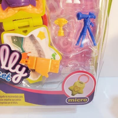 Polly Pocket Doll Astronaut Micro Compact Playset w/ Polly Stick Complete - Thumbnail 4