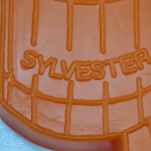 Vintage 1978 LOONEY TUNES Cookie Cutter Sylvester Holding a Cage Warner Bros. - Thumbnail 4