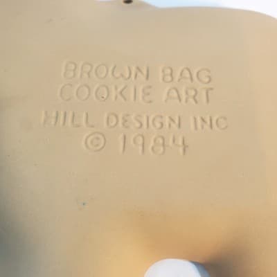 Vintage 1984 Brown Bag Cookie Art Pig Hog Mold Press Hill Design Farm Animal - Thumbnail 4