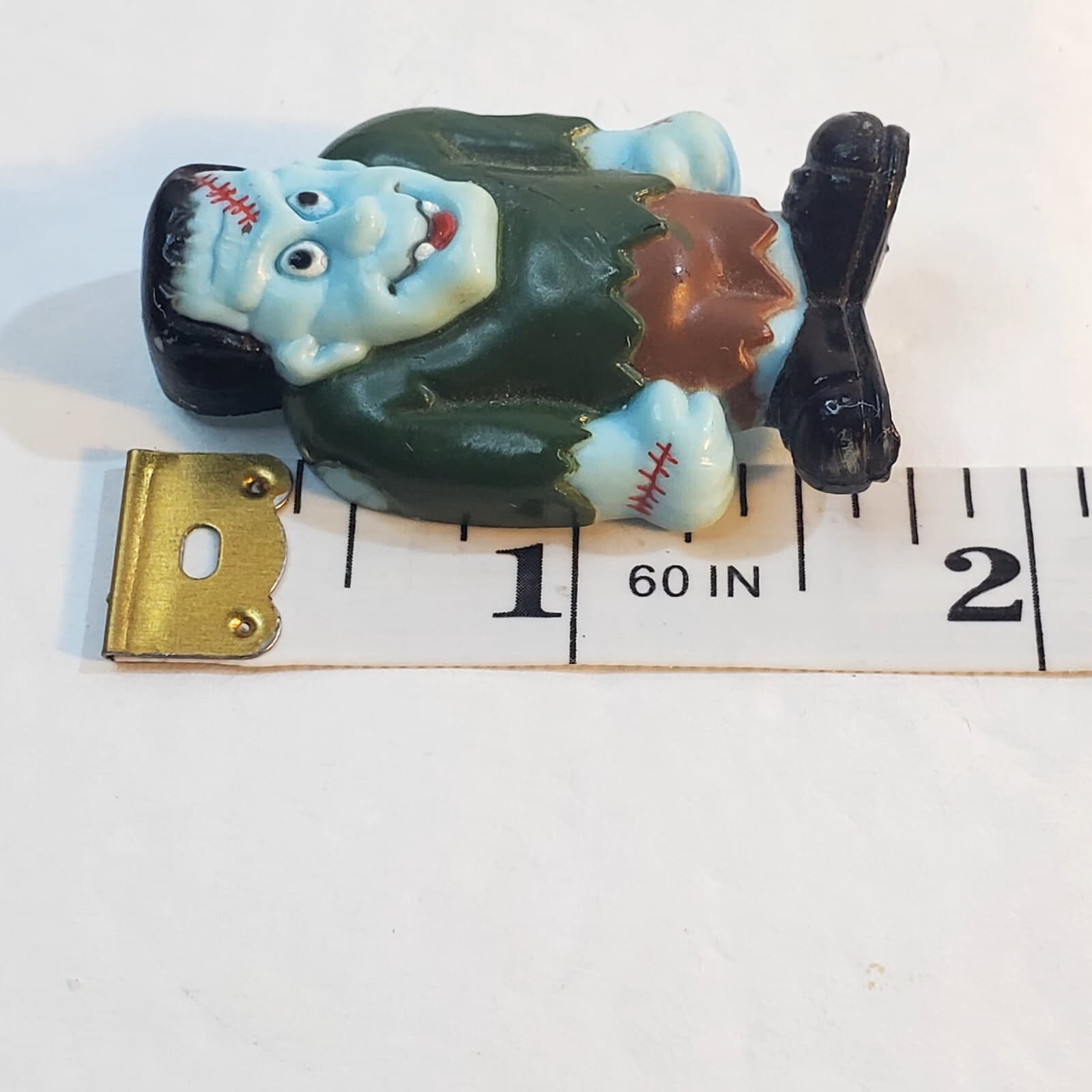 Vintage Russ Berrie Halloween Frankenstein Monster Lapel Pin 1.5" - Thumbnail 3