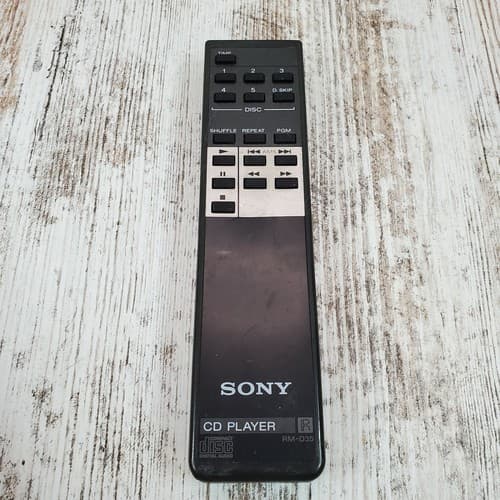 Sony CD Player RM-D35 compact disc digital audio remote control tested working