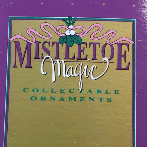 Vtg Christmas Mistletoe Magic Collection Angel Ornament with Bells Collectible - Thumbnail 4