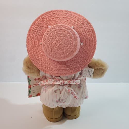 Vintage 1986 Wendy’s Furskins Bear Hattie Appalachian Artworks 7” with Tags - Thumbnail 5