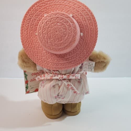 Vintage 1986 Wendy’s Furskins Bear Hattie Appalachian Artworks 7” with Tags - Thumbnail 4