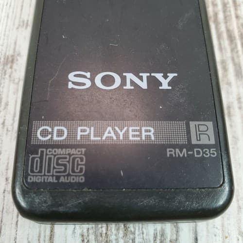 Sony CD Player RM-D35 compact disc digital audio remote control tested working - Thumbnail 2