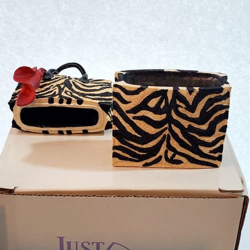 Vtg 1999 Collectible Just The Right Shoe Raine Willits Serengeti Box Bag #26406 - Thumbnail 3