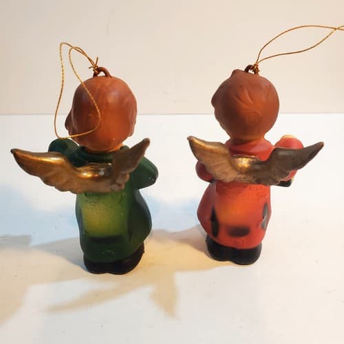 Vtg Kurt S Adler Angels W/ Lantern Christmas Tree Ornaments Lot Of 2 Hong Kong - Thumbnail 5