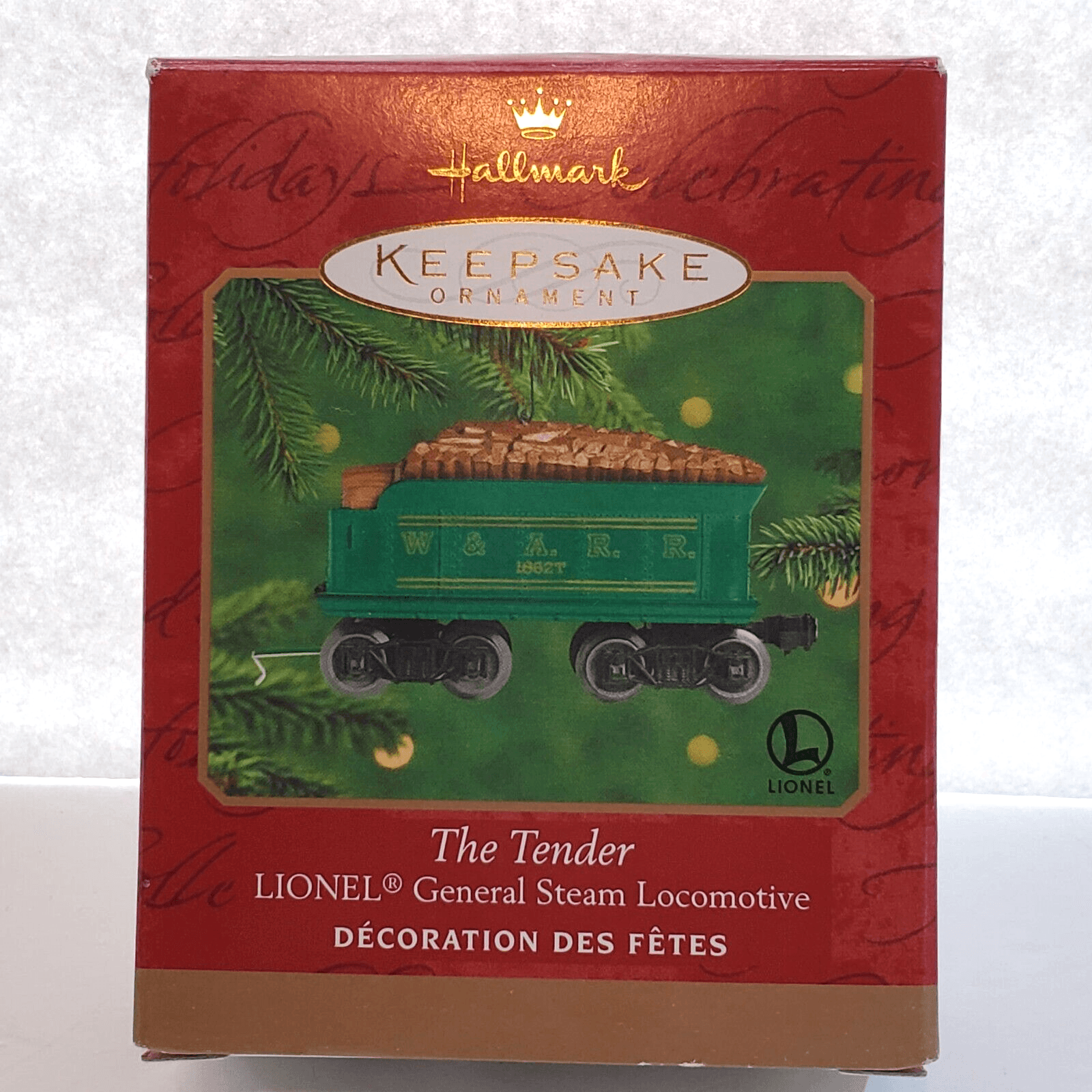 Hallmark Keepsake Christmas Ornament The Tender Lionel General Steam Locomotive