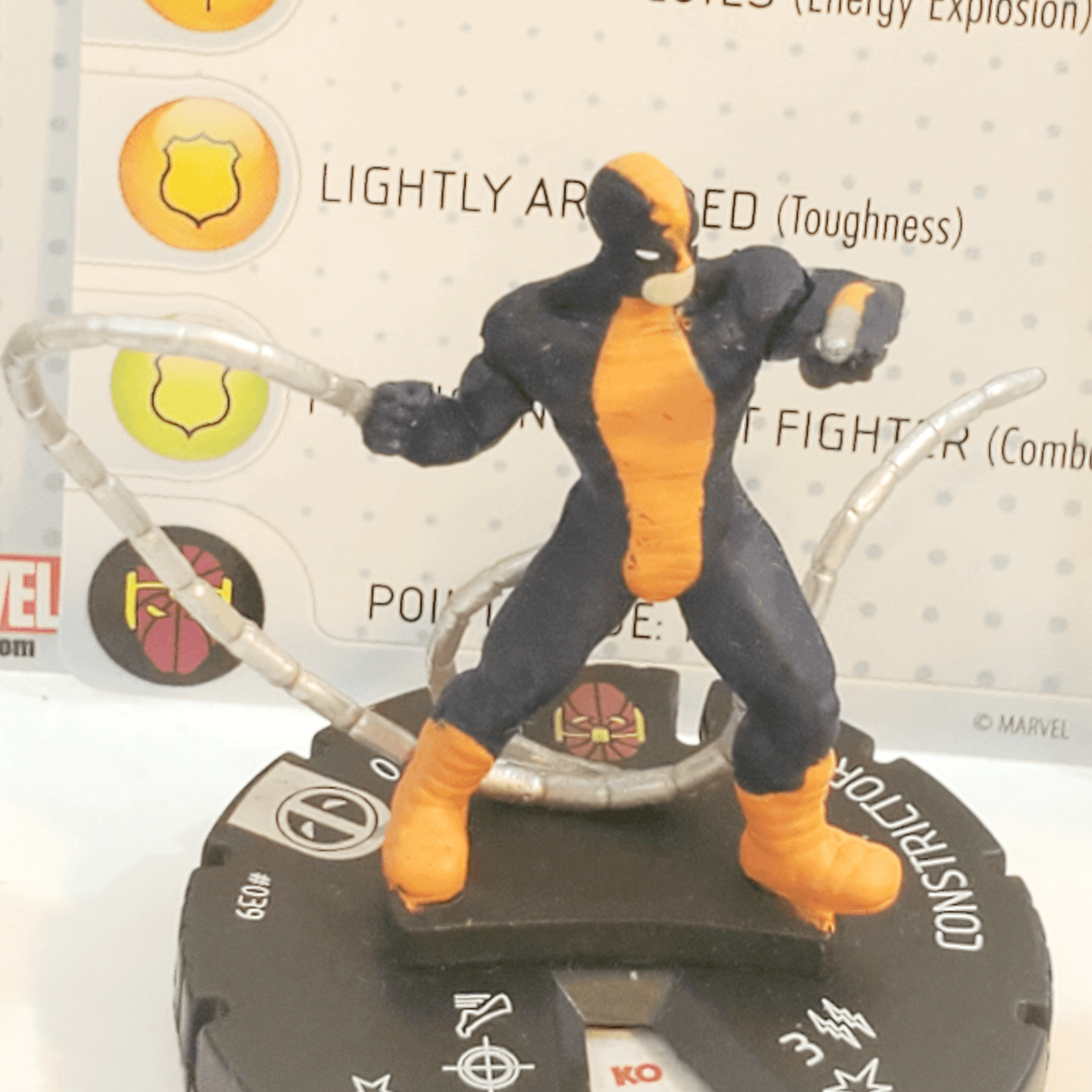 2014 Heroclix Marvel Lot of 7 Deadpool SpiderBot, Agent X, Mercy etc.. w/Cards - Thumbnail 8