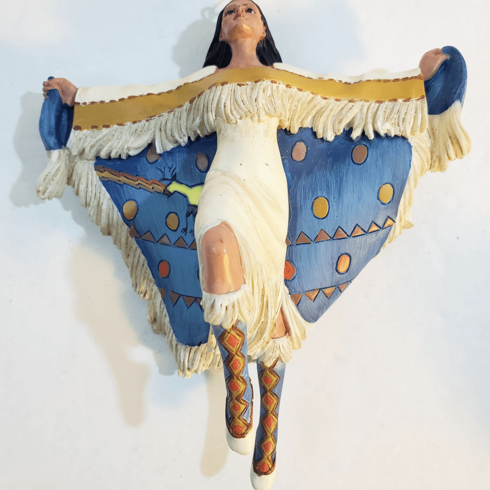 Ashton Drake Galleries Fancy Shawl Dancers Collection Taking The Sky Ornament - Thumbnail 3