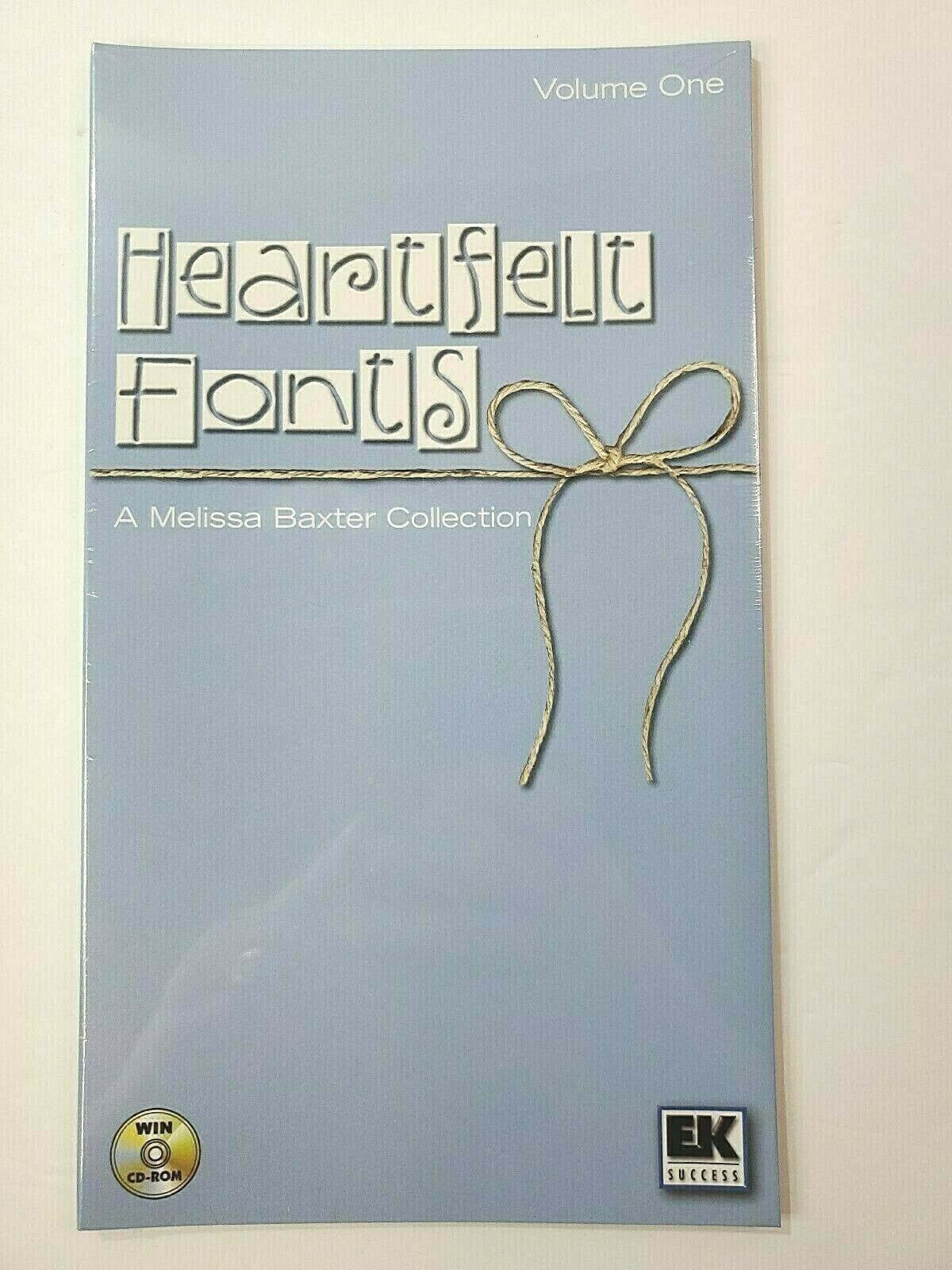 Heartfelt Fonts Volume One 25 Fonts Holiday Season Baxter Scrapbook Crafts CD