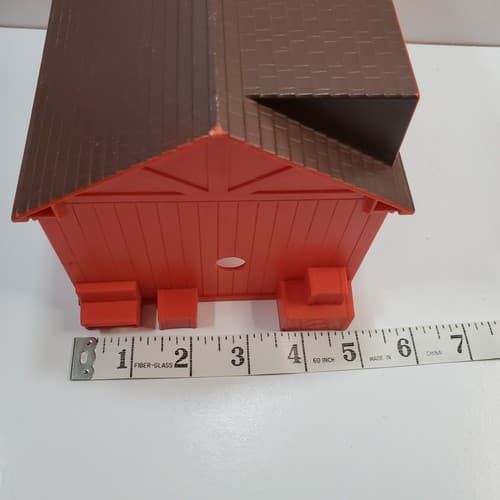 Vintage 1972 Mattel Preschool Putt Putt Train Buildings Replacement Warehouse - Thumbnail 10