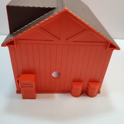 Vintage 1972 Mattel Preschool Putt Putt Train Buildings Replacement Warehouse - Thumbnail 5