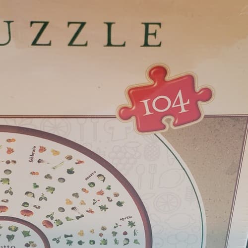 Clementoni 104 piece Jigsaw Puzzle Eataly Fruit and Vegetables Made In Italy - Thumbnail 3