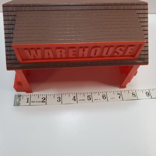 Vintage 1972 Mattel Preschool Putt Putt Train Buildings Replacement Warehouse - Thumbnail 9