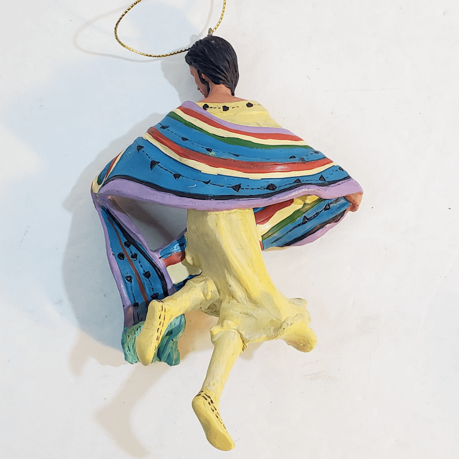 Ashton Drake Galleries Fancy Shawl Dancers Collection Burst Of Color Ornament - Thumbnail 6