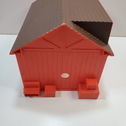 Vintage 1972 Mattel Preschool Putt Putt Train Buildings Replacement Warehouse - Thumbnail 3