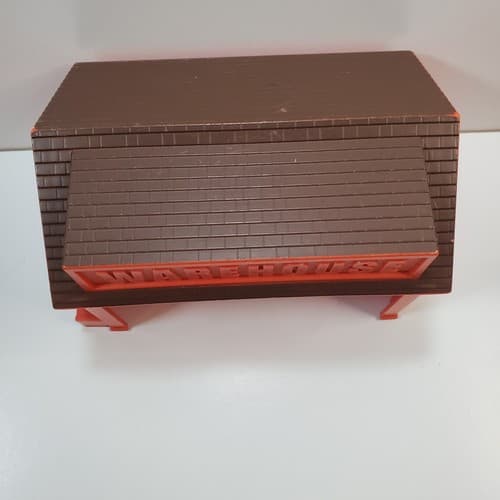 Vintage 1972 Mattel Preschool Putt Putt Train Buildings Replacement Warehouse - Thumbnail 2