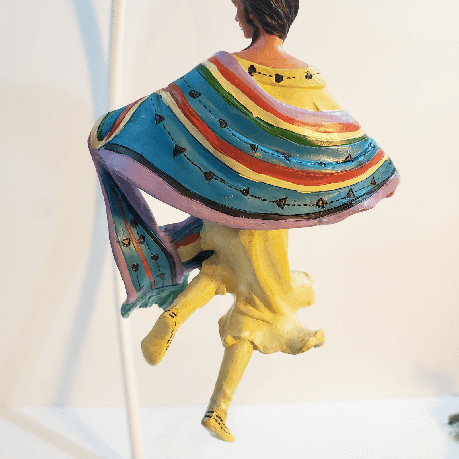 Ashton Drake Galleries Fancy Shawl Dancers Collection Burst Of Color Ornament - Thumbnail 2