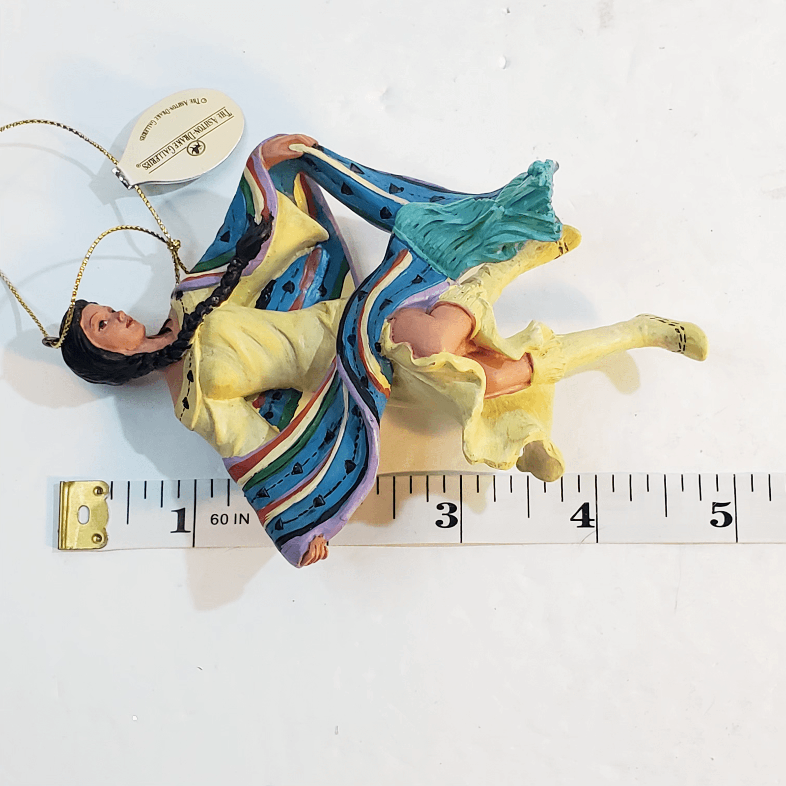 Ashton Drake Galleries Fancy Shawl Dancers Collection Burst Of Color Ornament - Thumbnail 8
