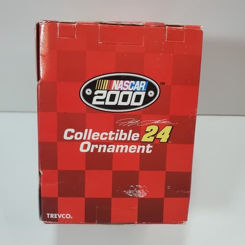 NASCAR 2000 Jeff Gordon #24 Collectible Race Car Christmas Ornament Trevco - Thumbnail 4