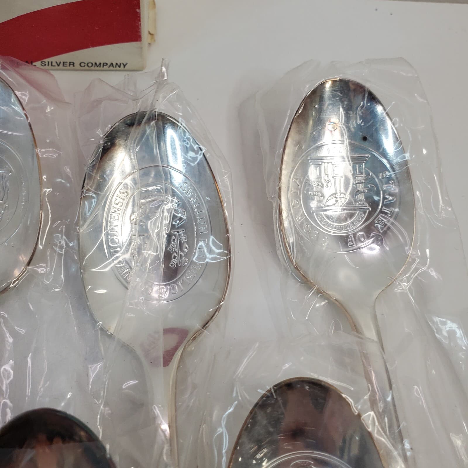 Bicentennial International Silver Plated 13 Original Colonies Collectors Spoons - Thumbnail 4