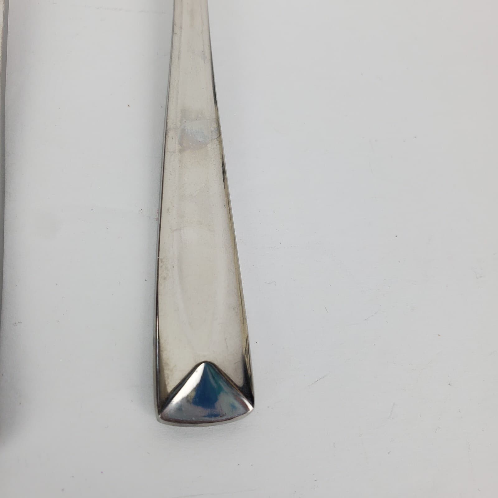 Set of 2 Oneida Glossy Lincoln Butter Knife and Sugar Spoon Stainless Steel - Thumbnail 4