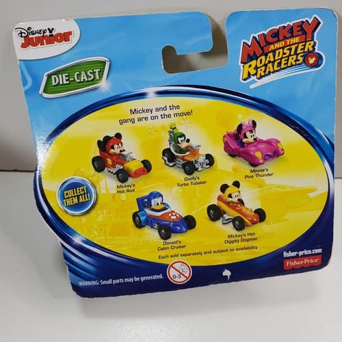Fisher Price Disney Junior Mickey and the Roadster Racers Die Cast Cars 3+ - Thumbnail 5