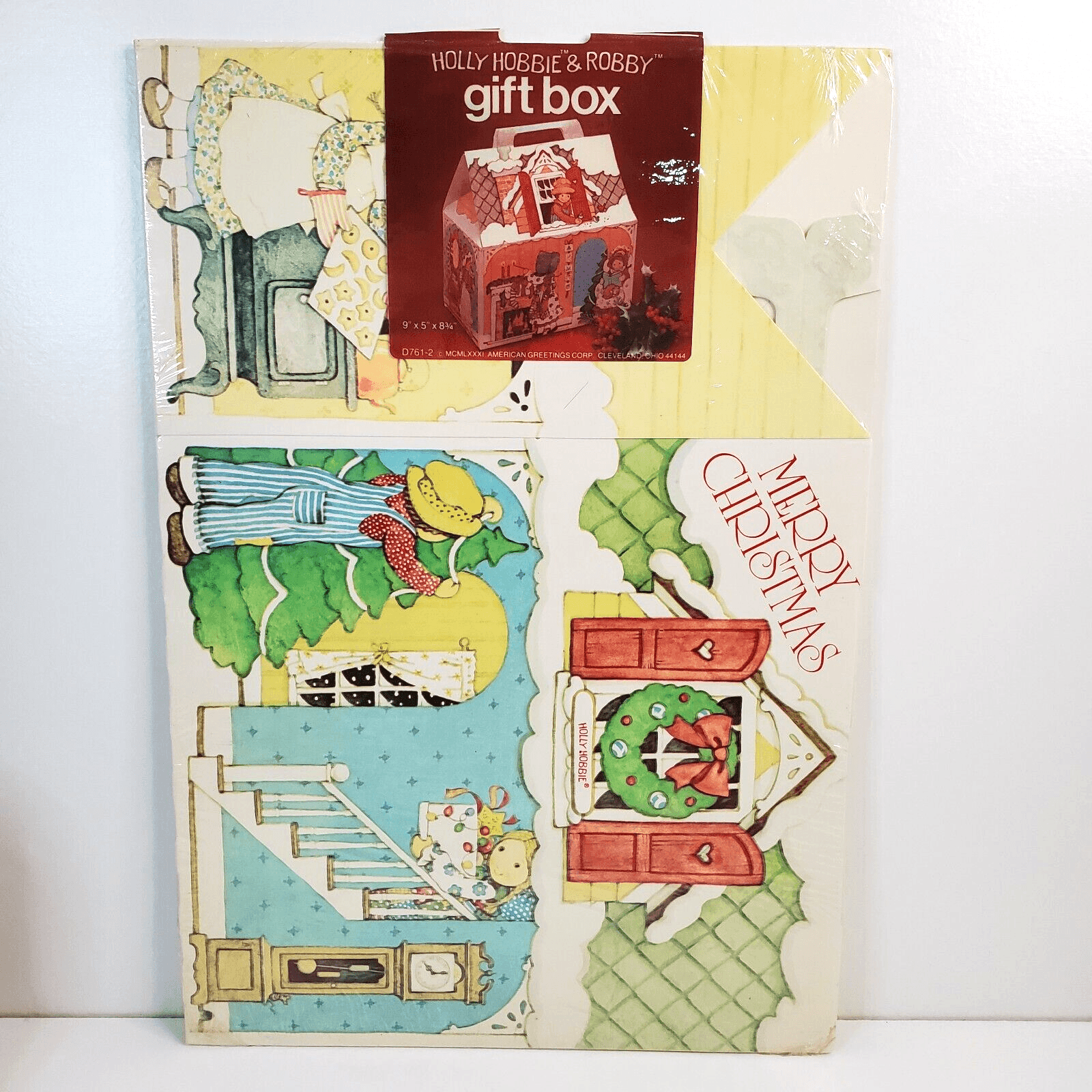 Vintage Holly Hobbie & Robby Gift Box American Greeting Corp. 9" x 5" x 8.25"